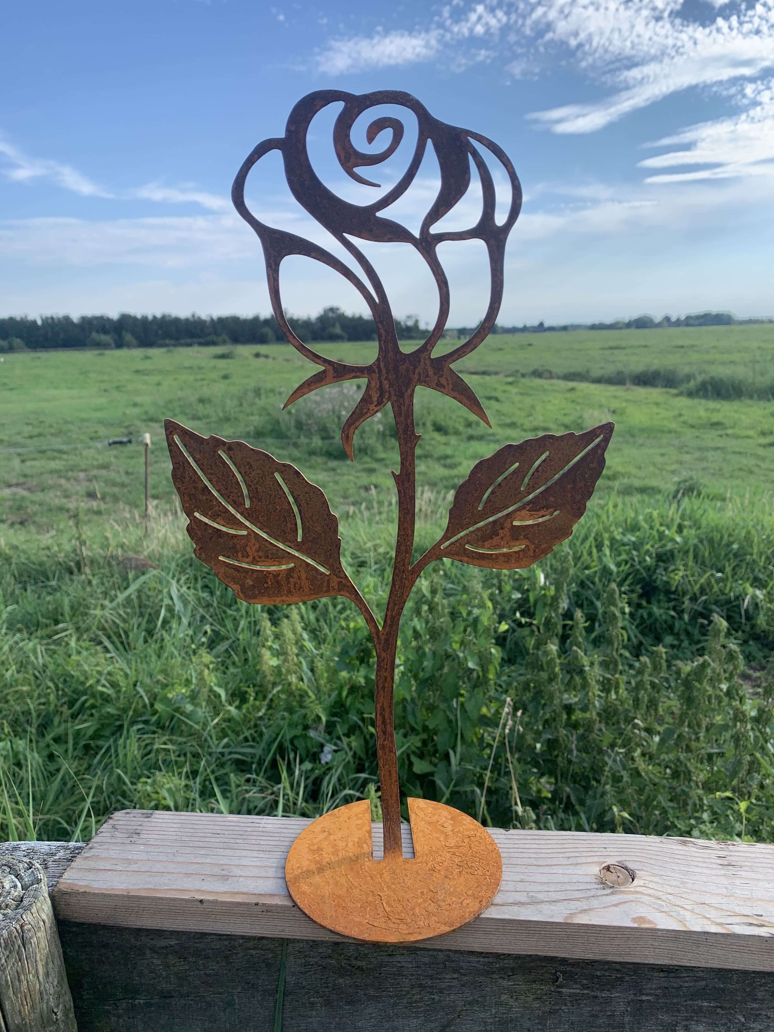 Tuinplug patina decoratieve plug hertendecoratie 21,5cm Tuinplug patina decoratieve plug hertendecoratie 21,5cm